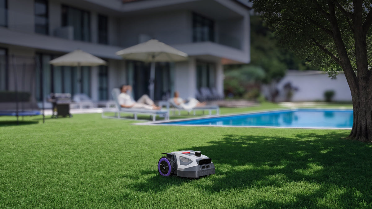 Robotas 500 m² vejai: kaip nepirkti per didelės technikos