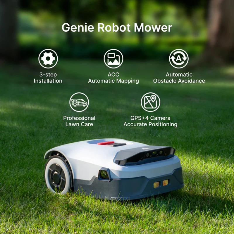 Anthbot Genie 600E – belaidis vejos robotas iki 9 arų vejoms