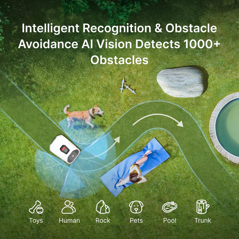 Anthbot Genie 600E – bezvadu zāles pļāvējs-robots zālieniem līdz 9 āriem