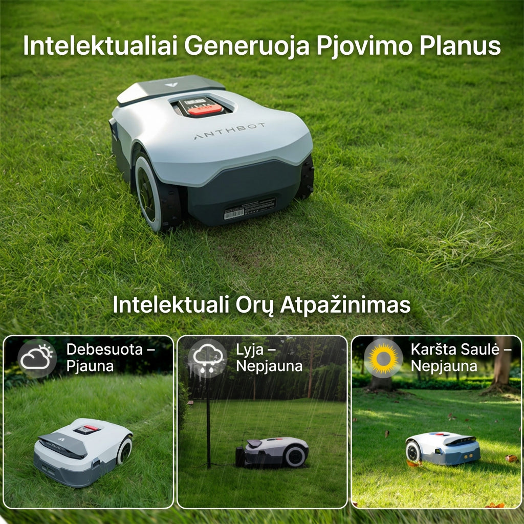 Anthbot Genie 3000 – Belaidis vejos robotas iki 36 arų