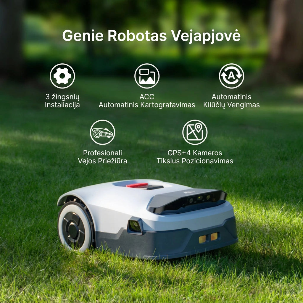 Anthbot Genie 3000 – Belaidis vejos robotas iki 36 arų