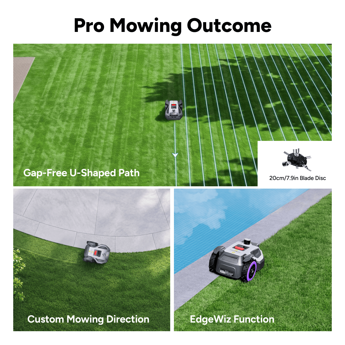 ANTHBOT M9 PRO – belaidis vejos robotas iki 1 000 m²