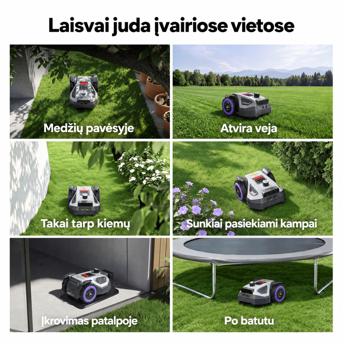 ANTHBOT M9 PRO – belaidis vejos robotas iki 1 000 m²